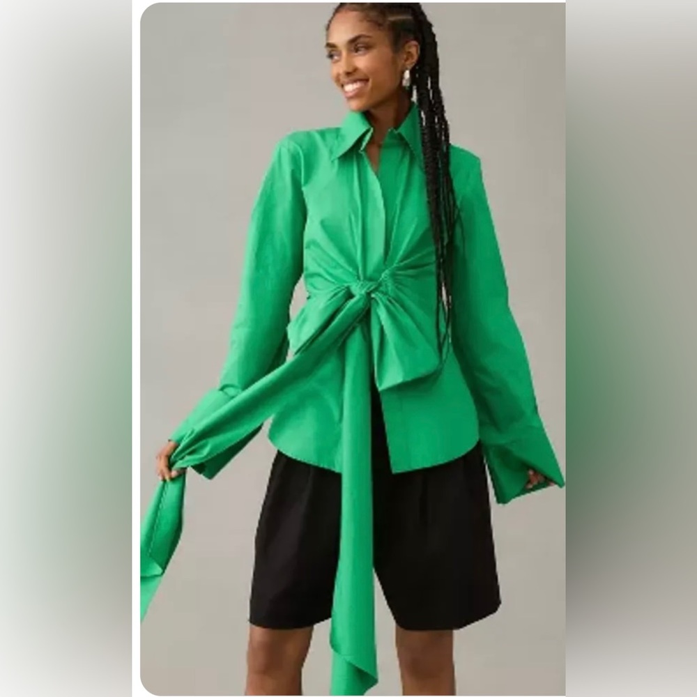 Ronny Kobo Collection Green Moscow Top - Picture 4 of 10